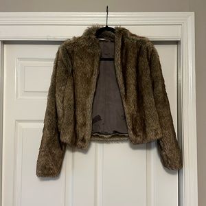 Hollister Faux Fur Jacket